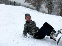 Занудов - один из тех, кто выбрал сноуборд